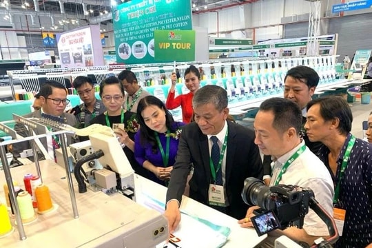 Hơn 150 đơn vị sẽ tham dự Triển lãm máy móc, nguyên phụ liệu dệt may, in thêu 2024 