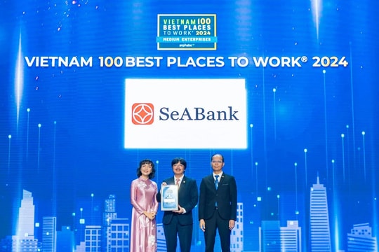SeABank được vinh danh Nơi làm việc tốt nhất Việt Nam 2024