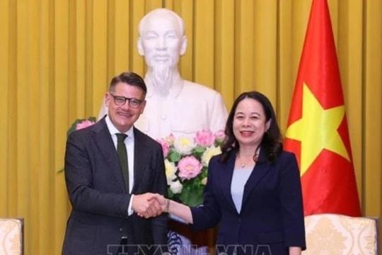 Phó Chủ tịch nước Võ Thị Ánh Xuân tiếp Thủ hiến bang Hessen, Đức