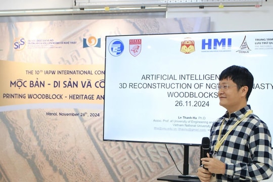 Ứng dụng công nghệ trong bảo tồn và phát huy di sản mộc bản