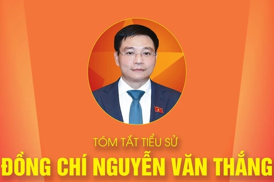 TÓM TẮT TIỂU SỬ ĐỒNG CHÍ NGUYỄN VĂN THẮNG - BỘ TRƯỞNG BỘ TÀI CHÍNH NHIỆM KỲ 2021-2026