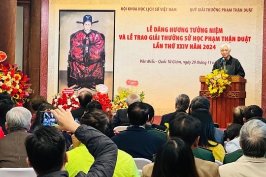 6 luận án tiến sĩ được trao giải thưởng Sử học Phạm Thận Duật 2024