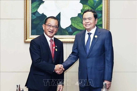 I look forward to receiving NA Chairman Tran Thanh Man: Speaker of the Singaporean Parliament