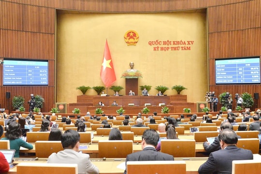Quốc hội thông qua Nghị quyết Kỳ họp thứ Tám
