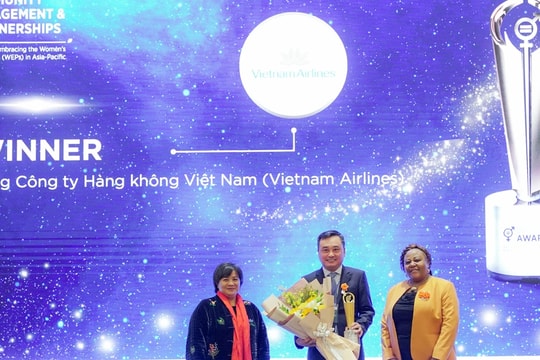 Vietnam Airlines được vinh danh tại giải thưởng quốc tế về bình đẳng giới