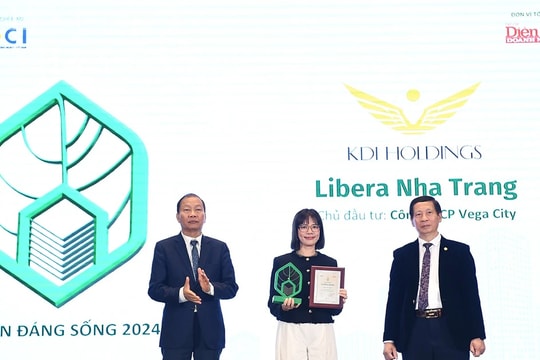 KDI Holdings nhận cú đúp giải thưởng tại chương trình bình chọn "Dự án đáng sống năm 2024"