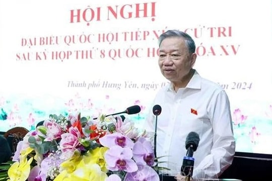Tổng Bí thư Tô Lâm tiếp xúc cử tri Hưng Yên sau Kỳ họp thứ Tám, Quốc hội Khóa XV