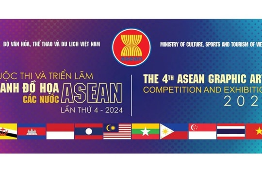 Cuộc thi và Triển lãm tranh đồ họa các nước ASEAN 2024 diễn ra tại Hải Phòng