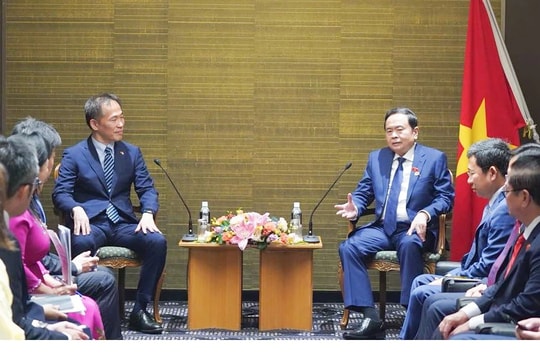 Chủ tịch Quốc hội Trần Thanh Mẫn tiếp Chủ tịch Công ty TNHH Aeon Mall tại Nhật Bản