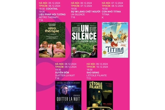 Trình chiếu miễn phí 5 bộ phim tại Liên hoan phim tình yêu Wallonie-Bruxelles 2024