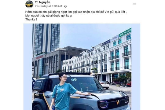 Người dùng đồng loạt khoe cuộc gọi chuẩn bị nhận quà Tết siêu khủng từ VinFast
