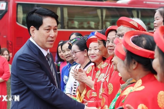 Chủ tịch nước Lương Cường: Phụ nữ Việt Nam tiếp tục làm rạng danh đất Việt