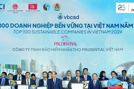 Prudential Việt Nam giữ vững vị thế doanh nghiệp bền vững và kinh doanh có trách nhiệm
