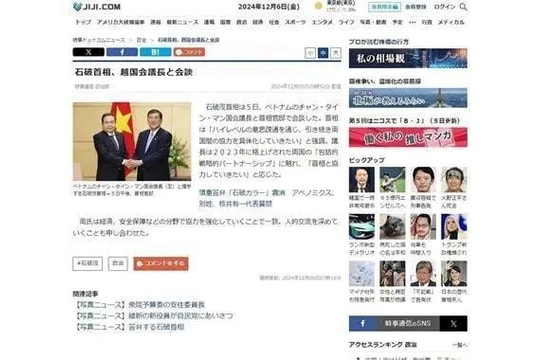 Japanese media spotlight Vietnamese NA Chairman's visit to Japan