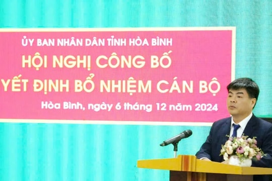 Bổ nhiệm Giám đốc Đài PT&TH tỉnh Hòa Bình