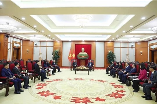 Tổng Bí thư Tô Lâm tiếp Chủ tịch Tập đoàn NVIDIA Jensen Huang