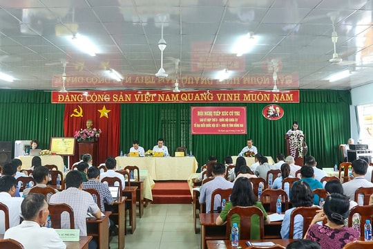 Tổ ĐBQH đơn vị số 1 tiếp xúc cử tri phường Tân Hạnh, TP. Biên Hoà, Đồng Nai