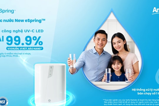 Amway Việt Nam ra mắt máy lọc nước New Espring: Tinh lọc vượt trội - Sống khỏe chủ động