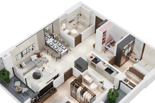 Hanoi Melody Residences ra mắt căn hộ 2PN+1, thêm đặc quyền ưu đãi cho khách hàng