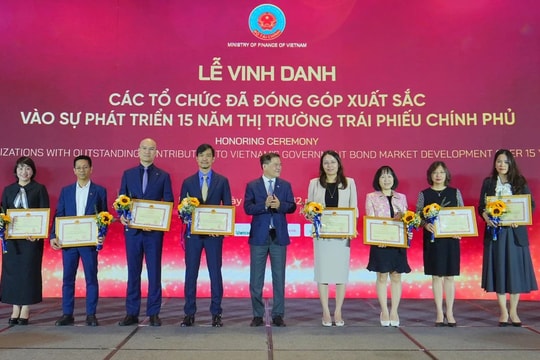 Agribank được vinh danh "Top 10 nhà tạo lập thị trường trái phiếu Chính phủ Việt Nam"