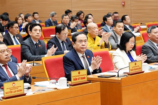 Chủ tịch Quốc hội Trần Thanh Mẫn dự Kỳ họp thứ 20 HĐND thành phố Hà Nội Khóa XVI