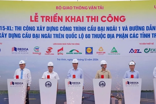 Triển khai thi công cầu dây văng lớn thứ hai ở Việt Nam
