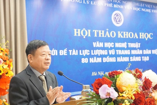 Văn học nghệ thuật với đề tài lực lượng vũ trang nhân dân Việt Nam - 80 năm đồng hành sáng tạo