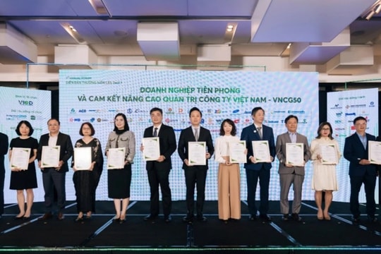VietinBank - Top 50 Doanh nghiệp niêm yết thực hành quản trị công ty tốt nhất 