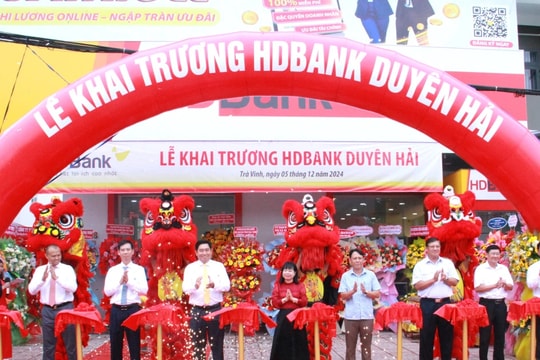 HDBank khai trương điểm giao dịch thứ 48 tại Đồng bằng Sông Cửu Long