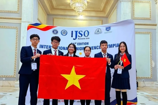 Học sinh Việt Nam giành 6 Huy chương tại cuộc thi Olympic khoa học trẻ quốc tế 2024