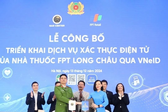 Bộ Công an và FPT Long Châu hợp tác để người dân có thêm tiện ích mua thuốc trực tuyến ngay trên VNeID 