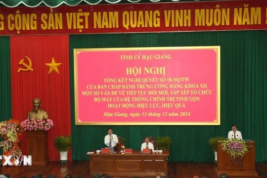 Hậu Giang giảm 60 đơn vị sự nghiệp công lập sau khi tinh gọn bộ máy