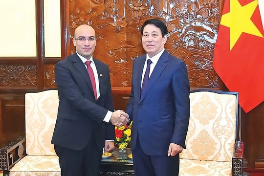 Chủ tịch nước Lương Cường tiếp Đại sứ Algeria