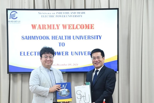Trường Đại học Điện lực làm việc với Đại học Y tế Sahmyook Hàn Quốc
