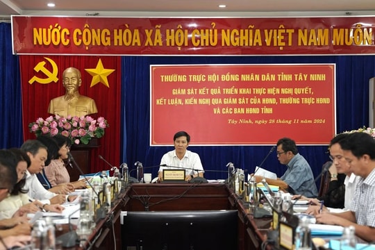 Tập trung thực hiện các kiến nghị, kết luận sau giám sát