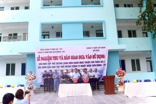 Lễ Nghiệm thu và bàn giao đưa vào sử dụng khu nhà tập thể CBCNV Làng Nòn