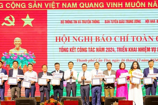 Hội nghị báo chí toàn quốc tổng kết công tác năm 2024, triển khai nhiệm vụ năm 2025 
