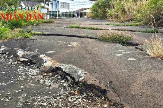 Đường giao thông 81 tỷ đồng sạt trượt vẫn bàn giao nghiệm thu tại Đắk Nông