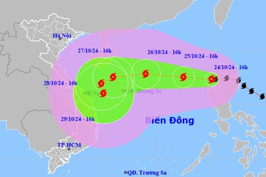 EVNGENCO1 tập trung ứng phó với bão Kristine và mưa lũ 