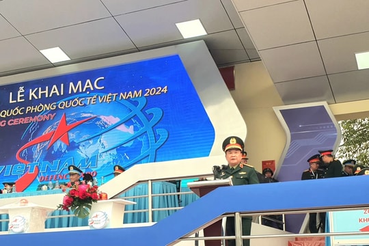 Những hình ảnh ấn tượng tại lễ tổng duyệt Triển lãm Quốc phòng quốc tế Việt Nam 2024