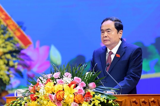 Chủ tịch Quốc hội Trần Thanh Mẫn: Sớm thực hiện thành công việc sắp xếp đơn vị hành chính, phát huy tiềm năng, lợi thế để Bắc Giang có sự phát triển vượt bậc, đột phá