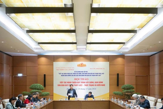 Việc ban hành văn bản quy phạm pháp luật cần chú ý đến khả năng thi hành trong thực tiễn 