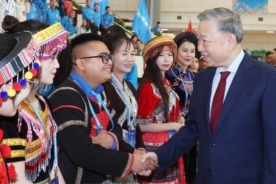 Tổng Bí thư Tô Lâm dự Đại hội đại biểu toàn quốc Hội Liên hiệp thanh niên Việt Nam lần thứ IX