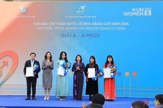 Trao giải Báo chí toàn quốc về Bình đẳng giới năm 2024