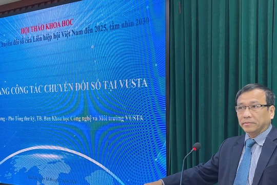 Số hóa dữ liệu là ưu tiên chuyển đổi số của VUSTA