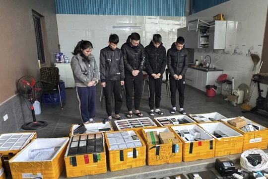 Bắt nhóm đối tượng lừa đảo toàn quốc bằng hình thức bán điện thoại rẻ 