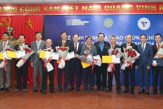 Vinh danh 77 Kỹ sư chuyên nghiệp ASEAN năm 2024