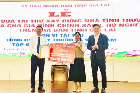 Tập đoàn Hóa chất Việt Nam chung tay xóa bỏ nhà tạm, nhà dột nát