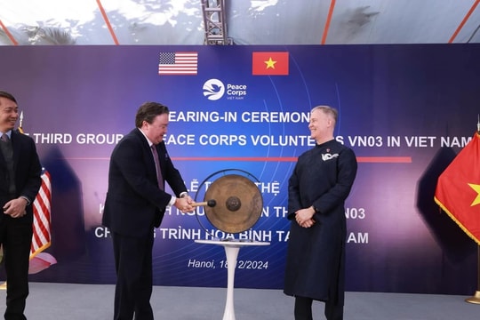 20 tình nguyện viên Hoa Kỳ hỗ trợ phát triển tiếng Anh tại Việt Nam