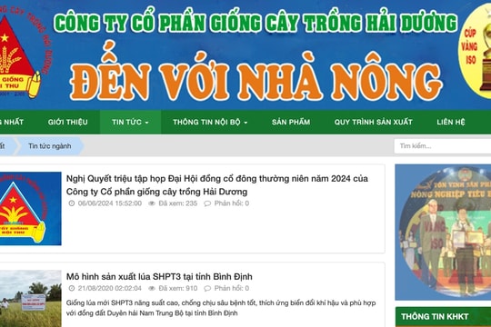 Hàng loạt vi phạm trong quá trình cổ phần hoá tại Công ty cổ phần Giống cây trồng Hải Dương